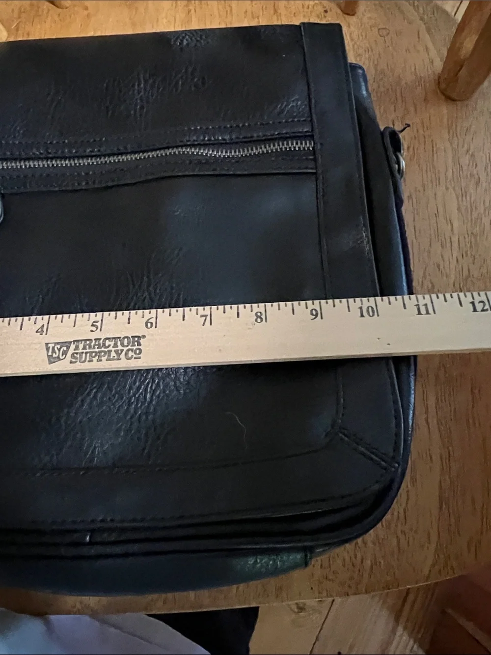 Vintage Aldo Classic Black Vegan  Leather Crossbody Messenger Bag for Men